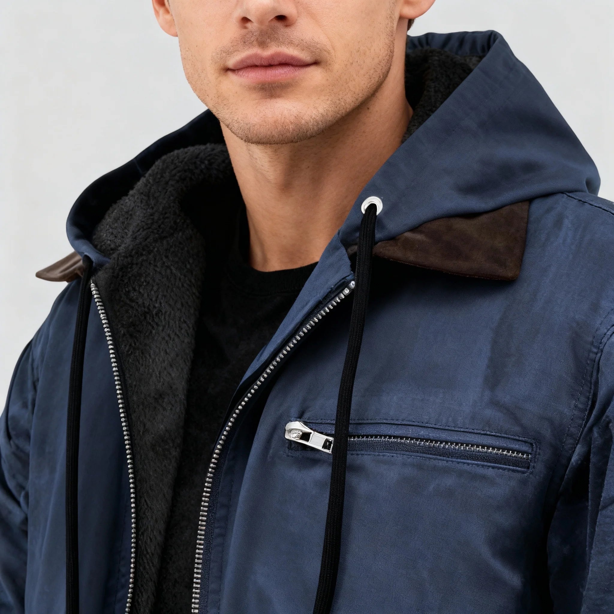 Caleb | Full Zip Sherpa Hoodie