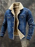 JACK HARRISON™ | RETRO SHERPA-LINED DENIM JACKET