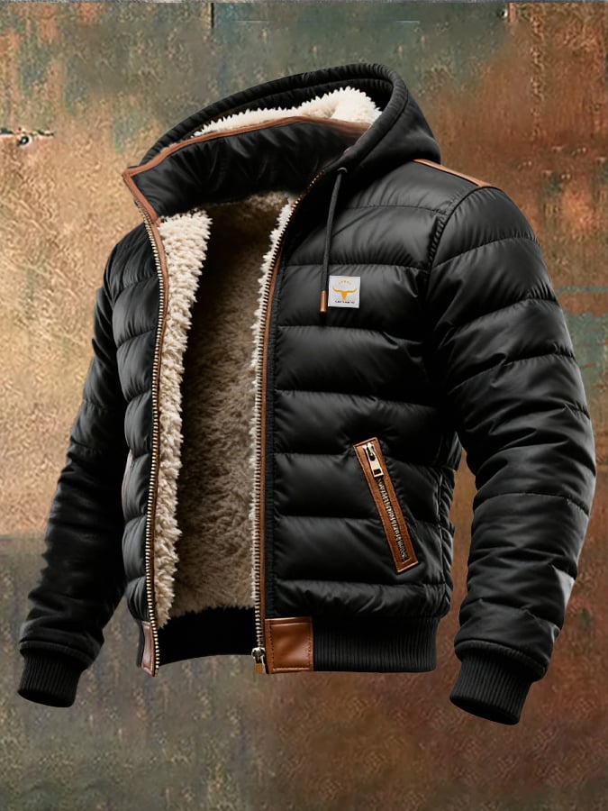 Jack Harrison™ | BLACK SHERPA QUILTED JACKET
