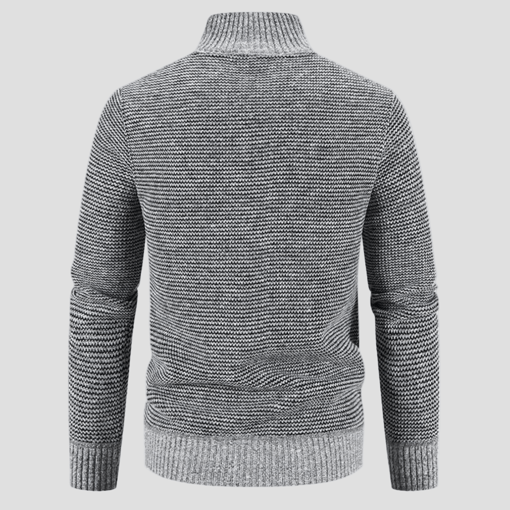 Bordeaux | Winter Bomber Jacket with Knit Sleeves