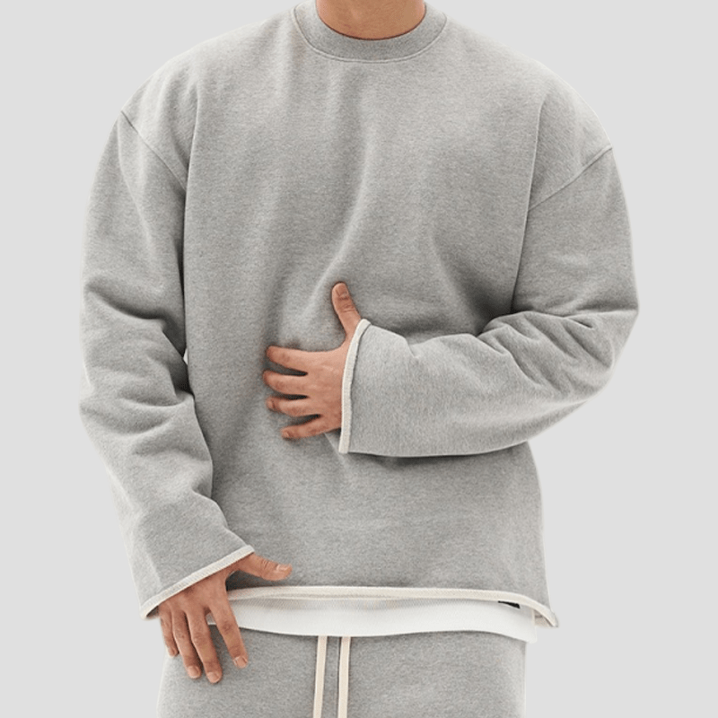 Brody | Fashion Solid Color Loose Fit Sweatshirt