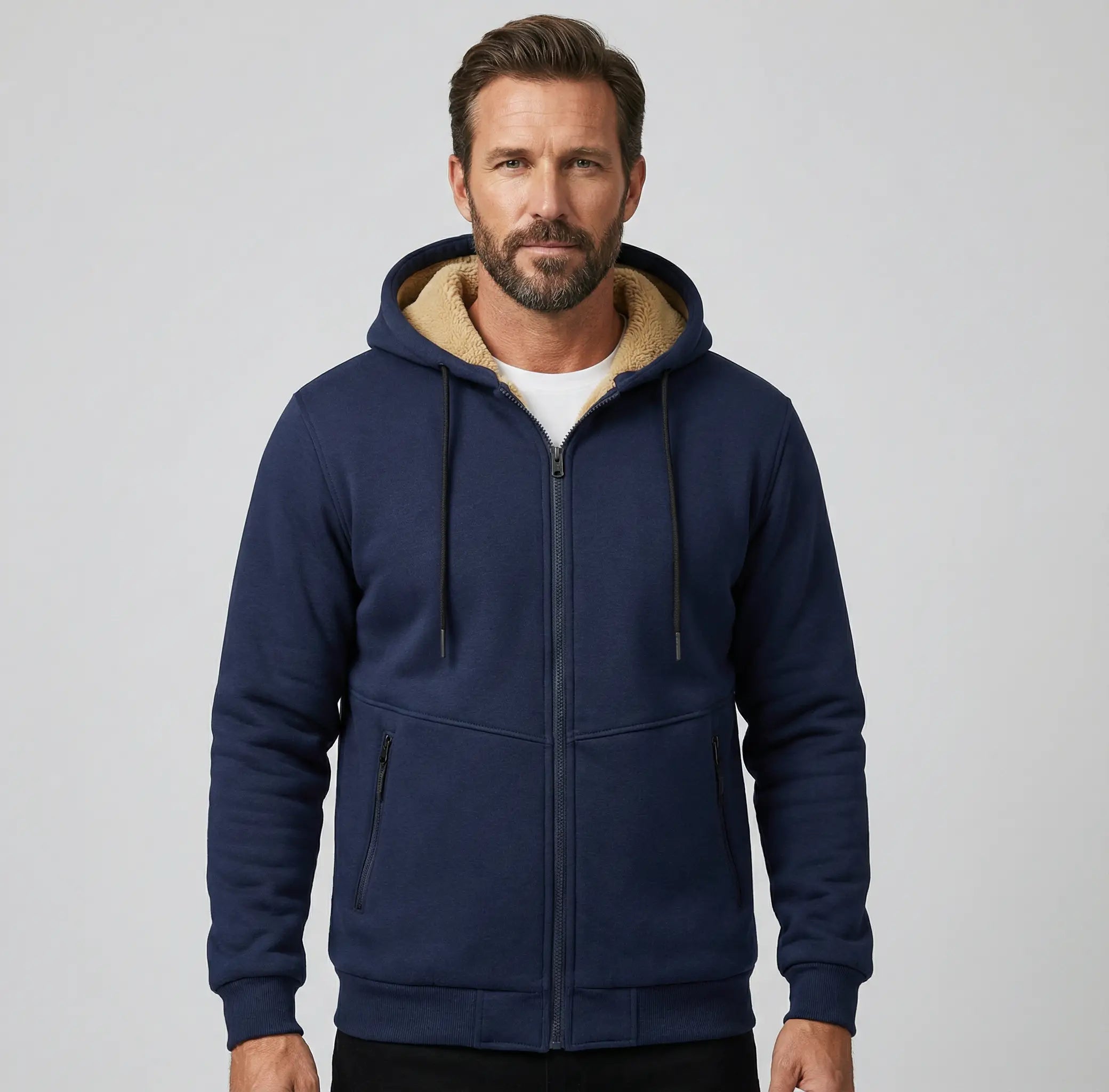 Ethan | Lambswool Zipper Hoodie