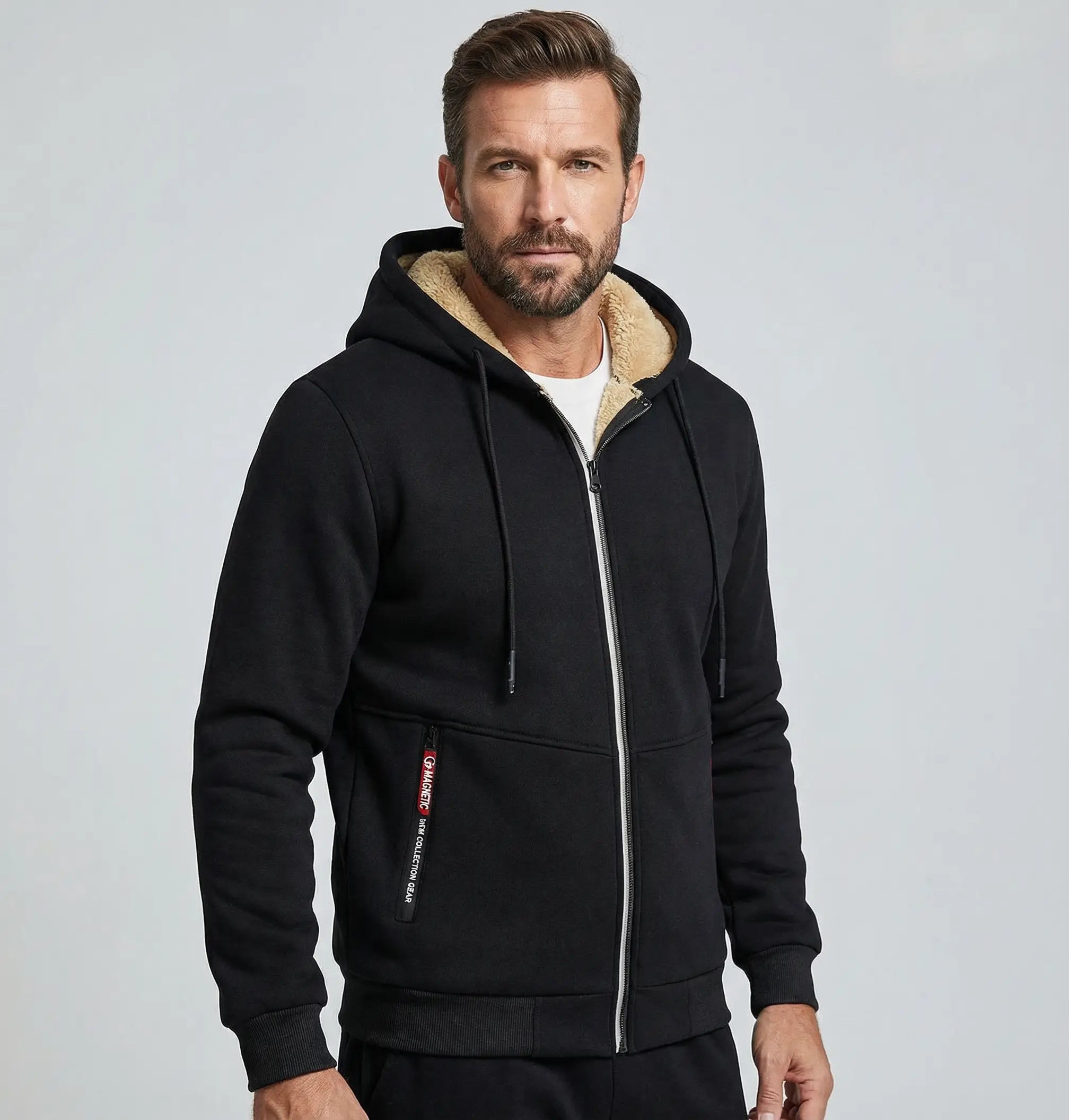 Ethan | Lambswool Zipper Hoodie