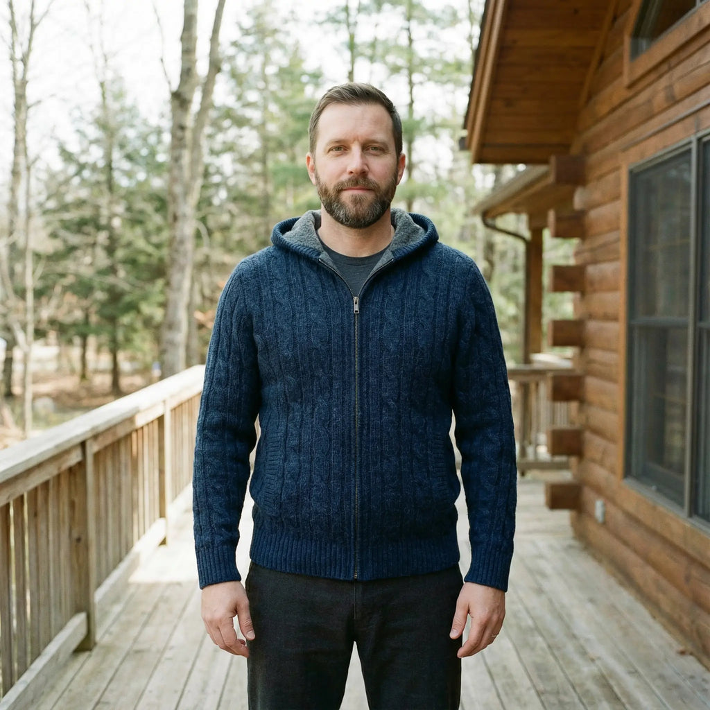Gavin | Cozy Wool Hooded Sweater