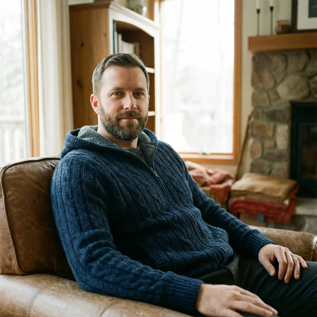 Gavin | Cozy Wool Hooded Sweater
