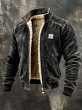 Jack Harrison™ | THERMAL LEATHER-EFFECT JACKET WITH ULTRA-WARM FUR LINING