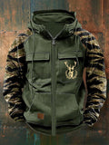 Neil | Clean Multi-Pocket Zip-Up Hoodie
