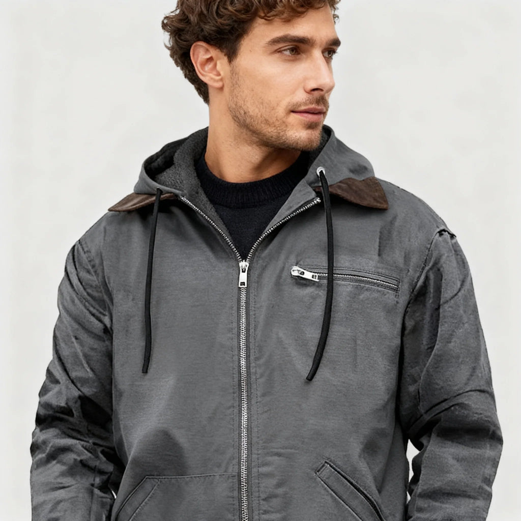 Caleb | Full Zip Sherpa Hoodie