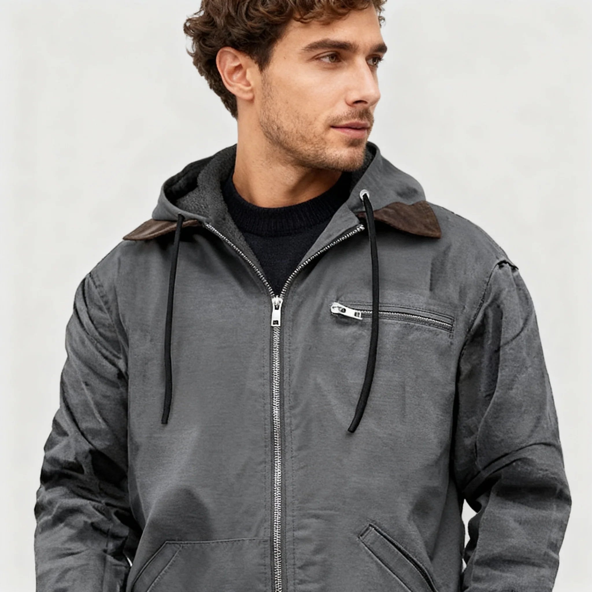 Caleb | Full Zip Sherpa Hoodie