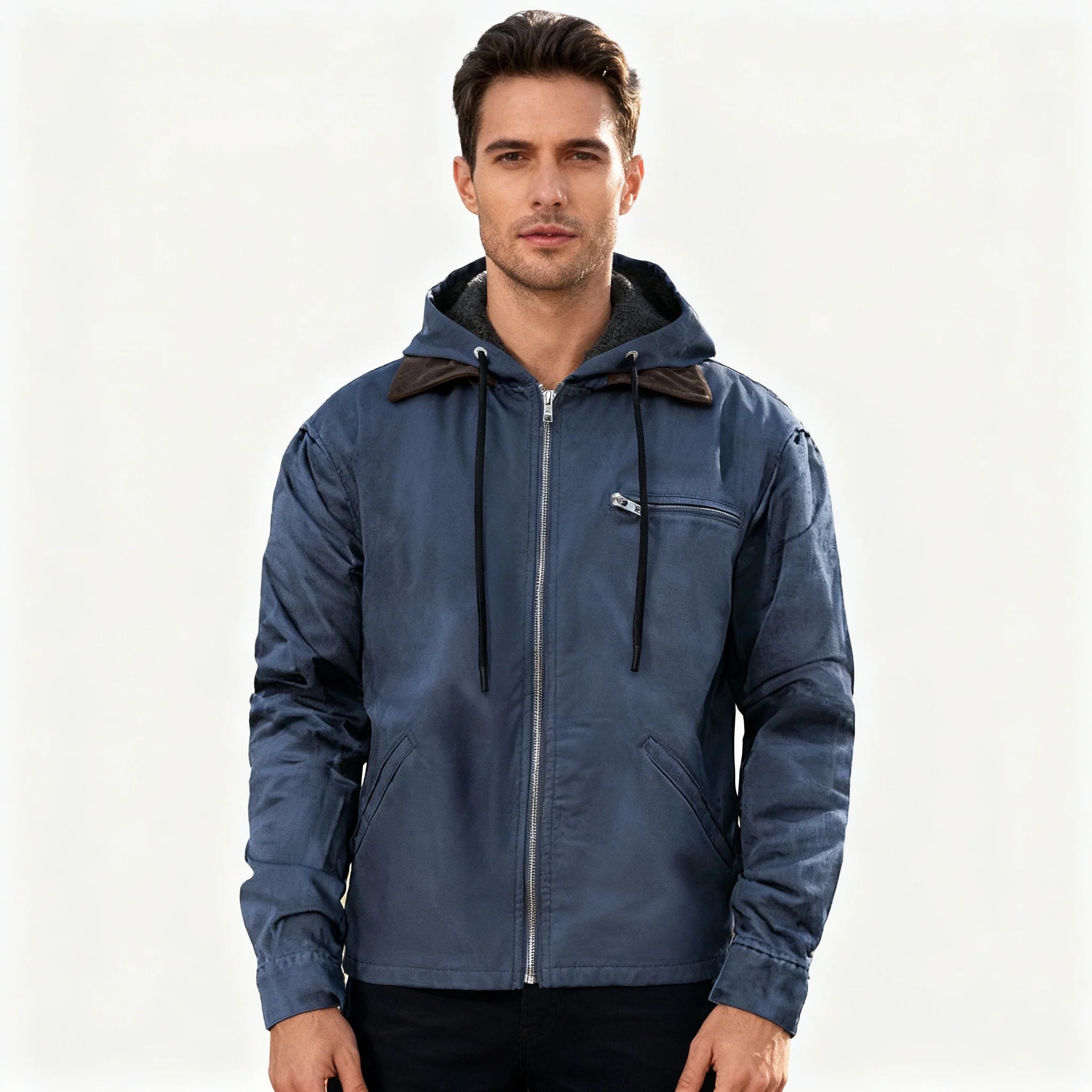 Caleb | Full Zip Sherpa Hoodie