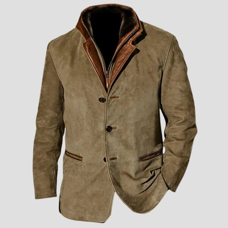 Logan | Vintage Men's Suede Jacket