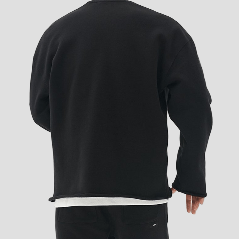 Brody | Fashion Solid Color Loose Fit Sweatshirt