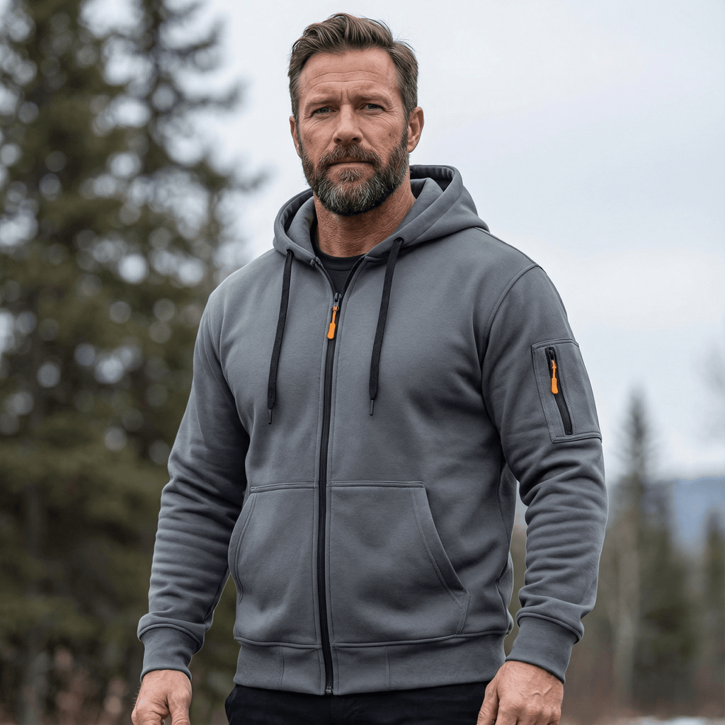 Tyler | Full Zip Fleece Hoodie