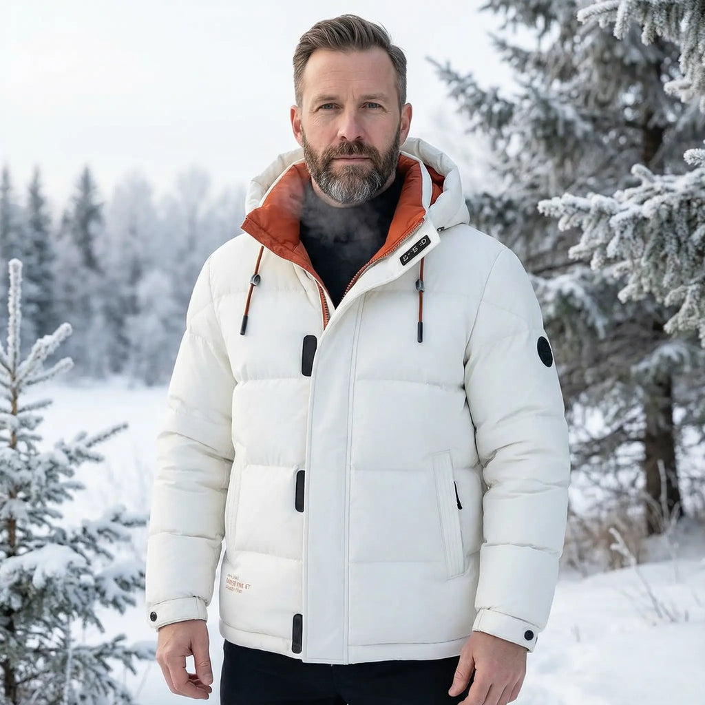 Logan | Hooded Water-Resistant Down Winter Jacket