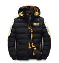 Calvin | Quilted Ribbed Hem Hooded Winter Jacket