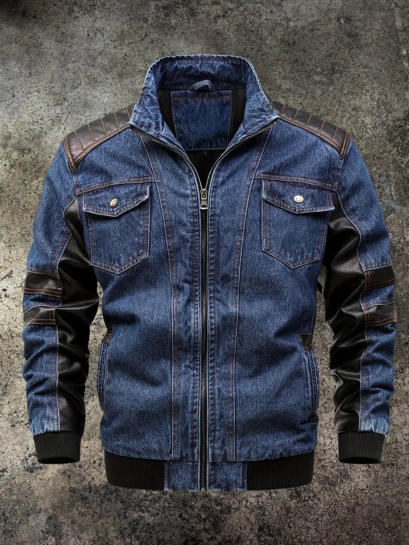 JACK HARRISON™ | HYBRID VINTAGE DENIM ZIP JACKET