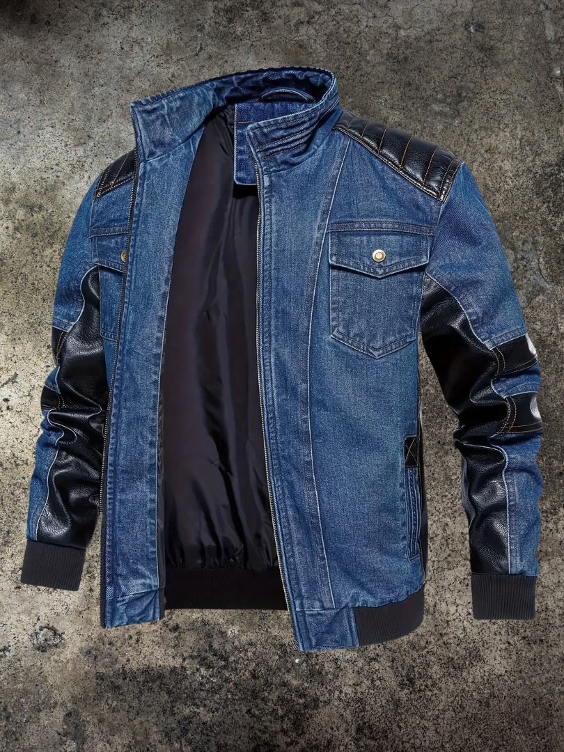 JACK HARRISON™ | HYBRID VINTAGE DENIM ZIP JACKET