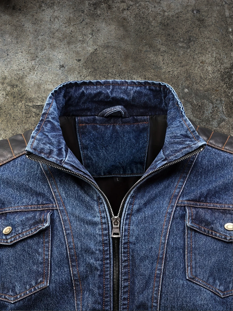JACK HARRISON™ | HYBRID VINTAGE DENIM ZIP JACKET