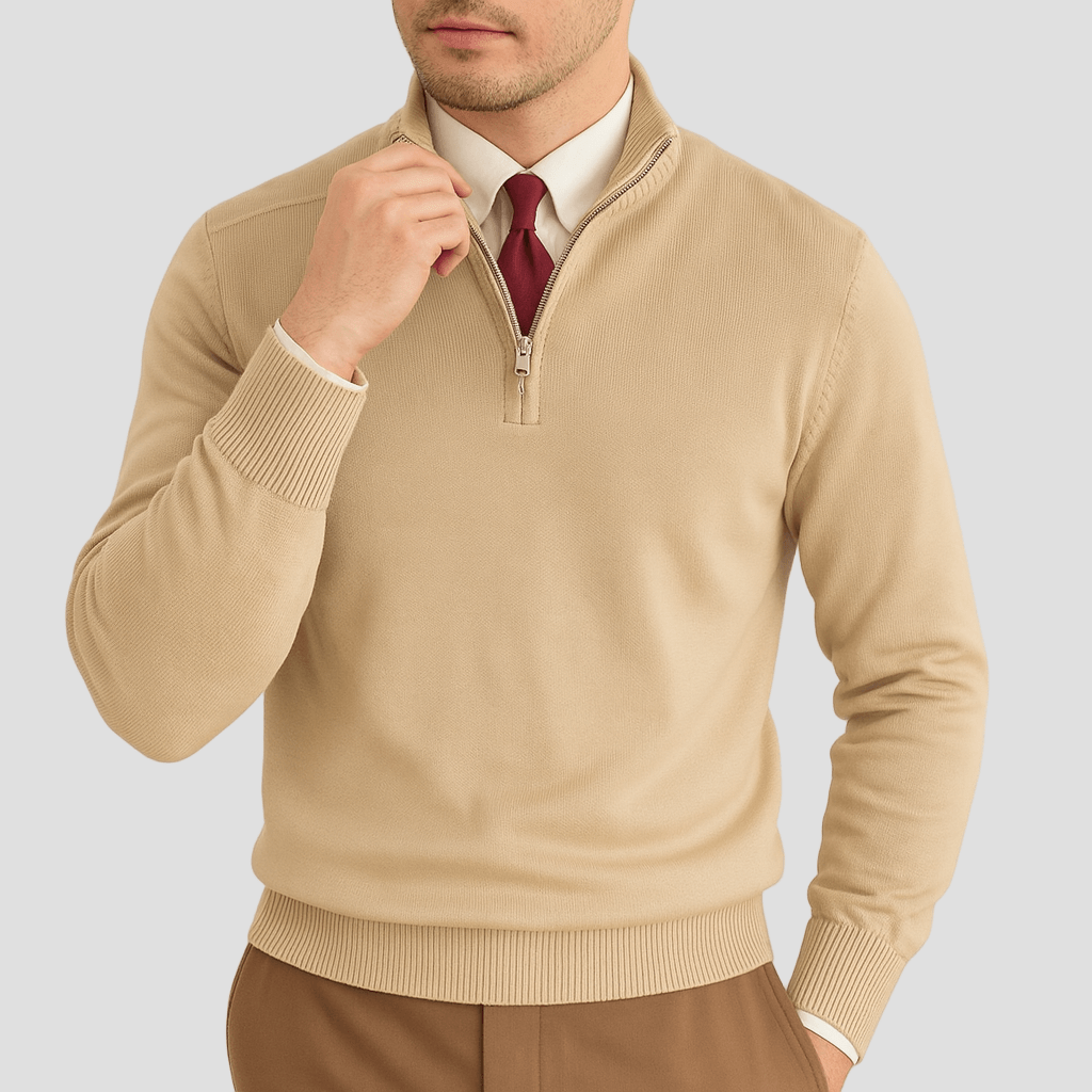 Landon | Half-Zip Knit Sweater