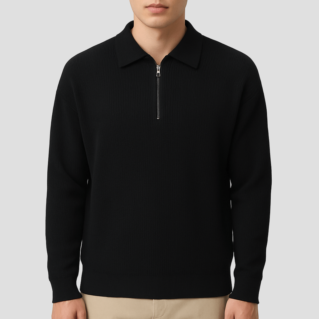 Oliver | Half-Zip Cozy Knit Sweater