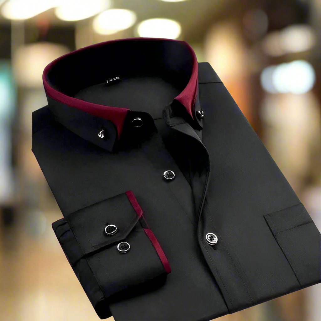 Albert | Classic Cotton Long Sleeve Shirt