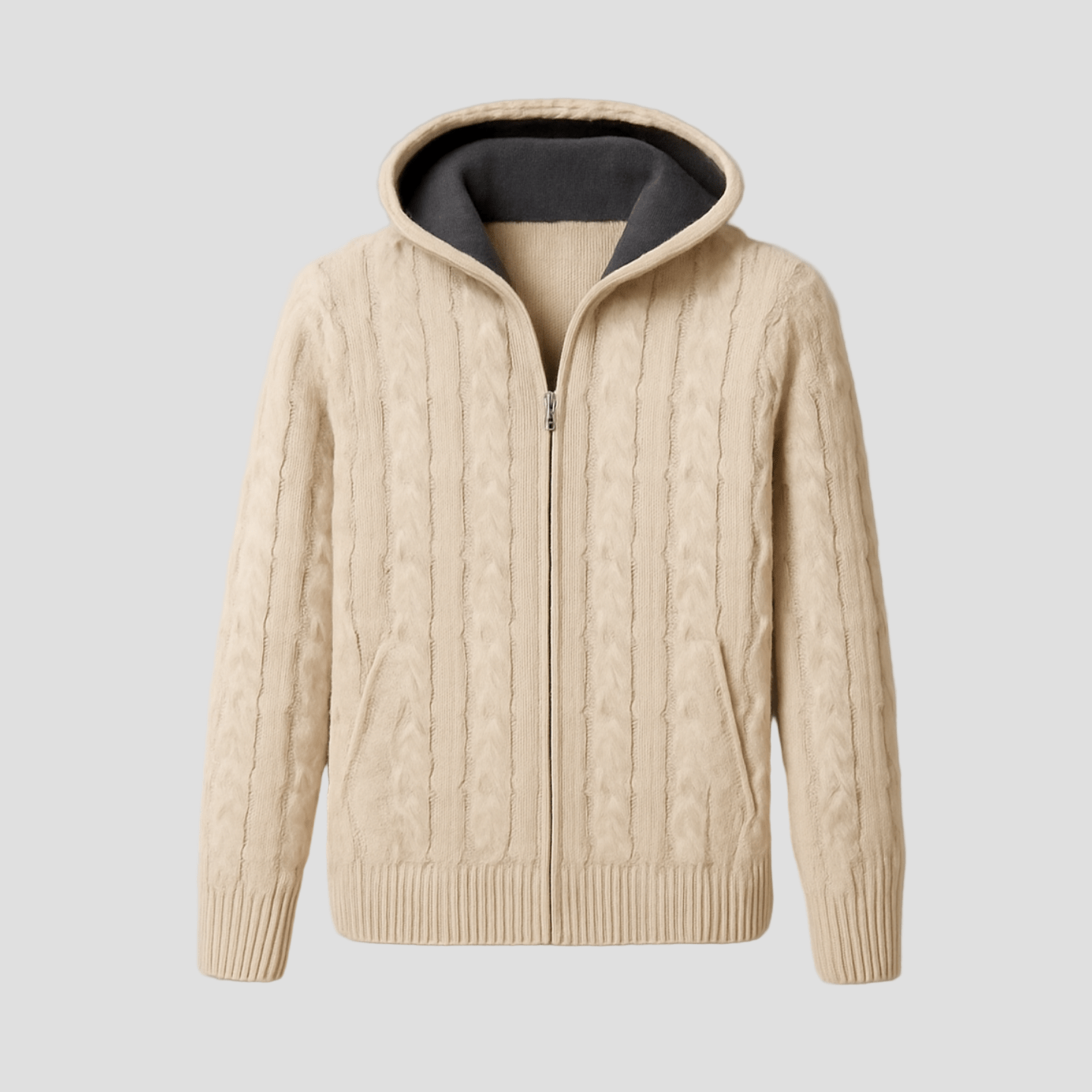 Gavin | Cozy Wool Hooded Sweater