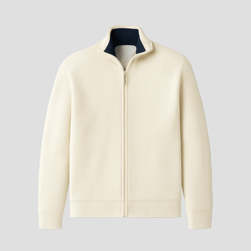 Mason | Cozy Knitted Zip Sweater