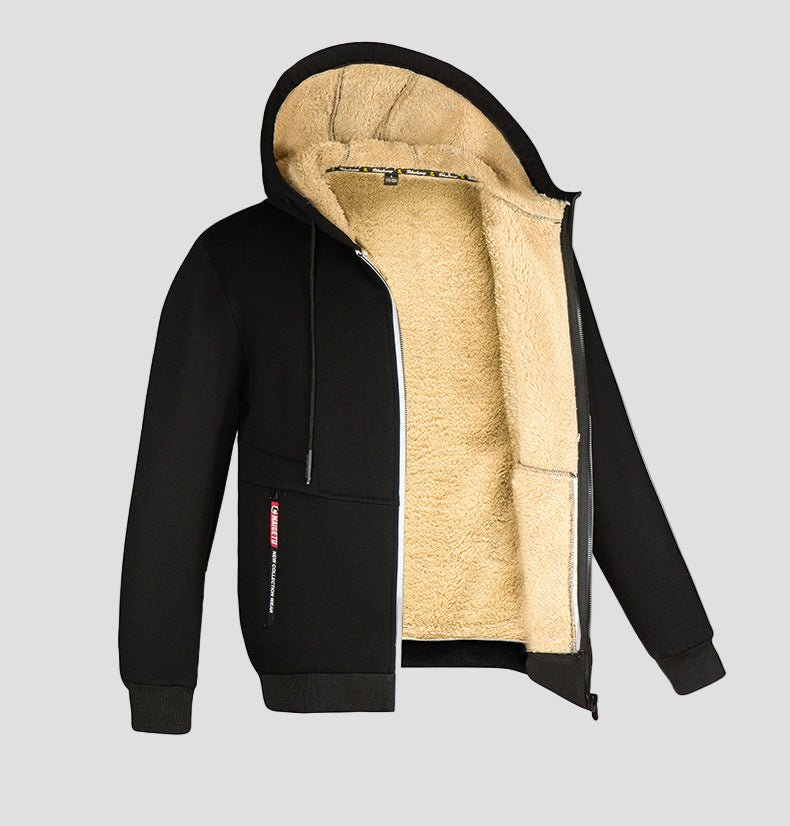Ethan | Lambswool Zipper Hoodie
