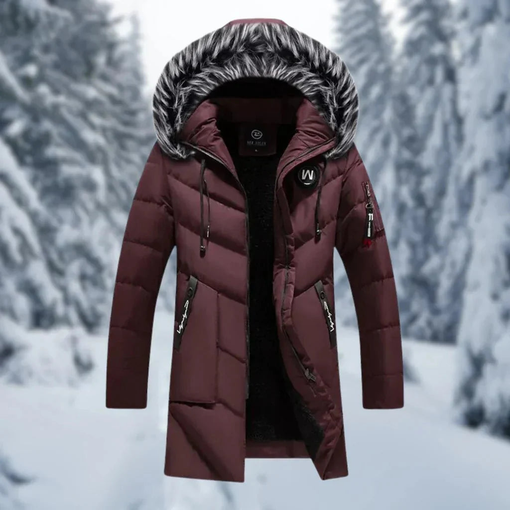 Ryder | Oversized Quilted Winter Jacket with Faux Fur Hood