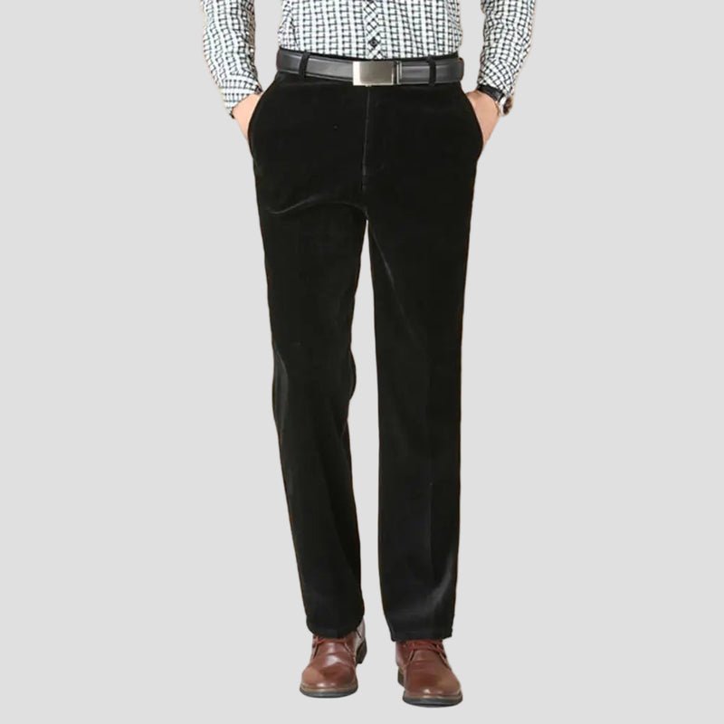 Liam | Men’s Velvet Tailored Dress Pants