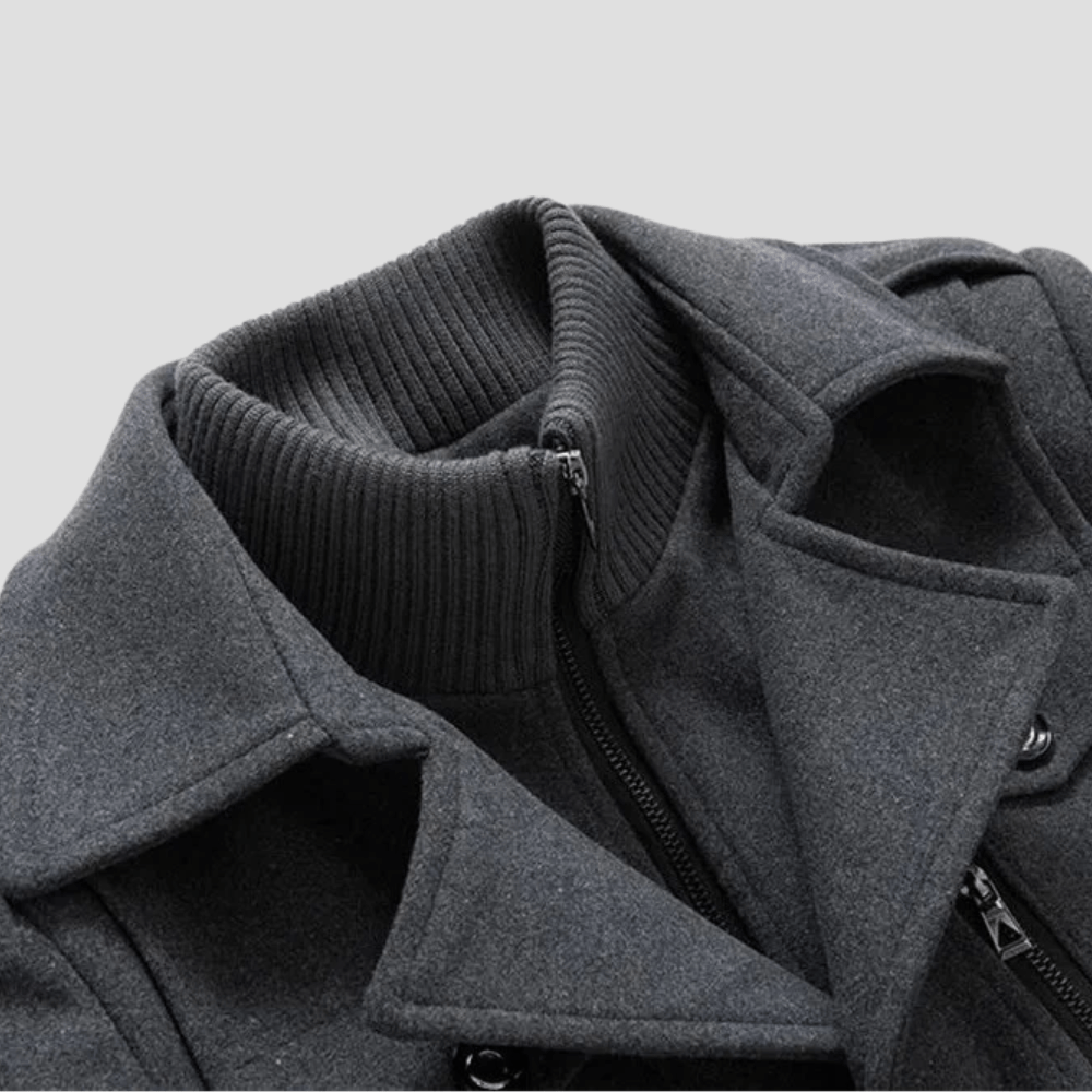 Rhett | Retro Double Collar Coat