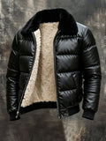 JACK HARRISON™ | INSULATED LEATHER-LOOK JACKET WITH WARM LINING