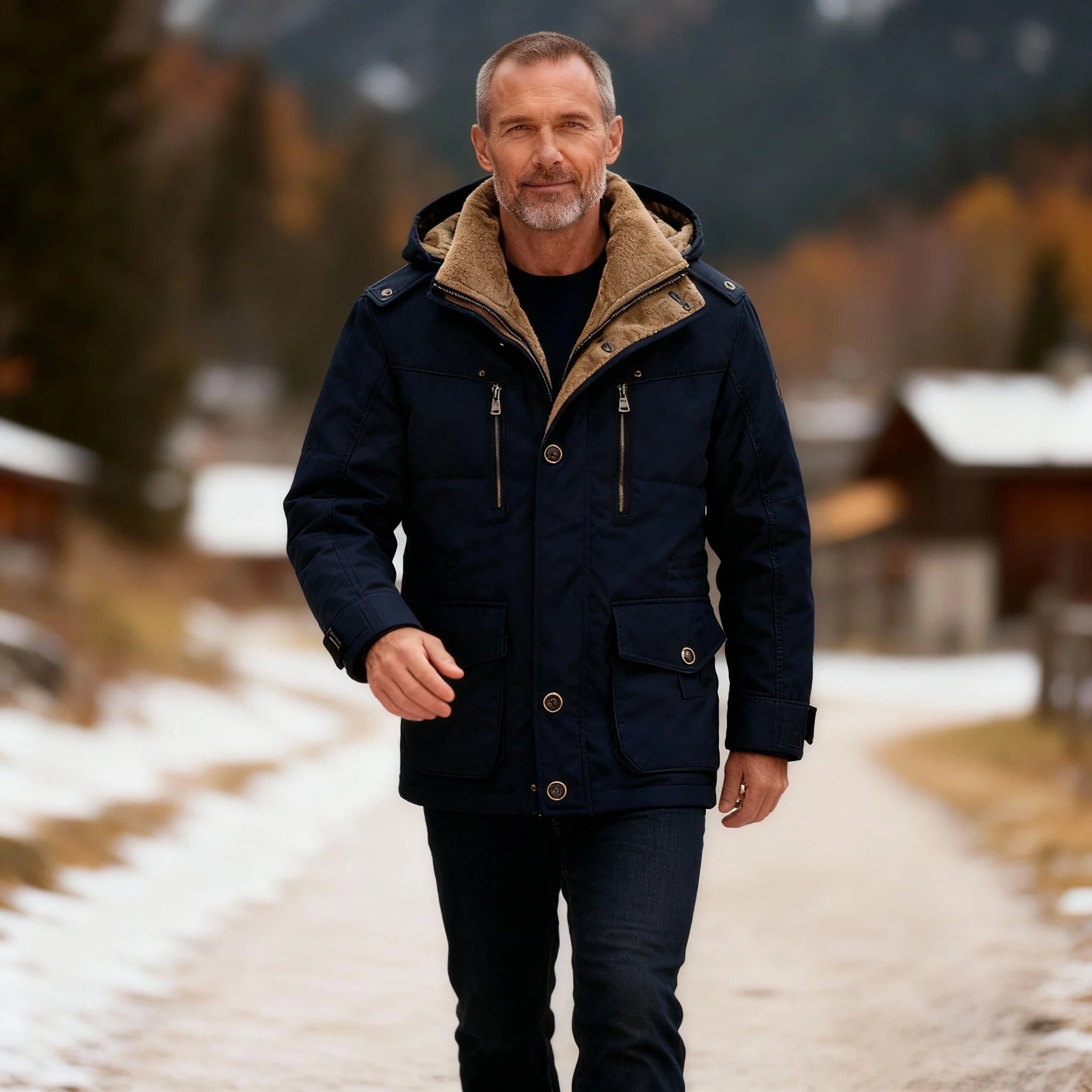 Parker | Structured Water-Resistant Utility Winter Jacket