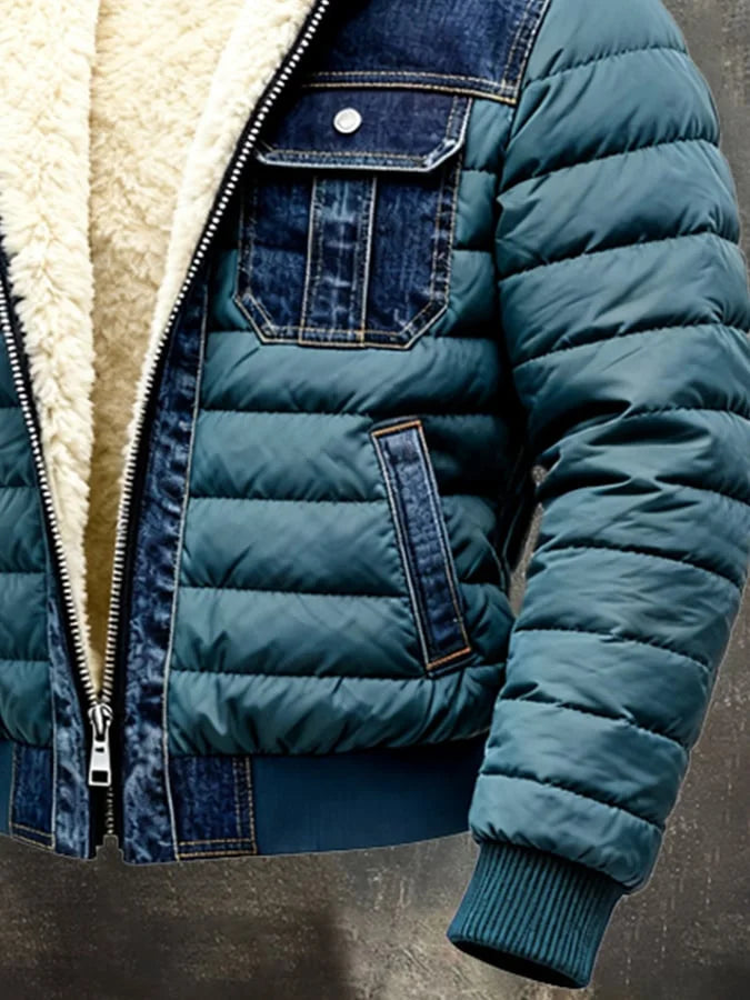 JACK HARRISON™ | HYBRID SHERPA DENIM HOODED JACKET