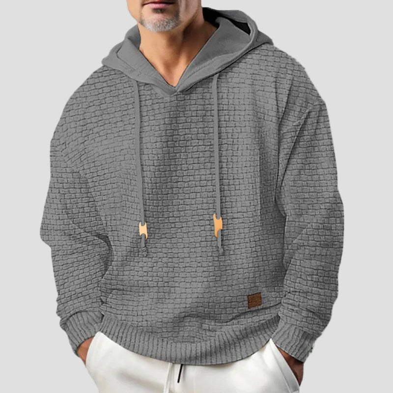 Fraser | Casual Solid Color Long Sleeve Hoodie