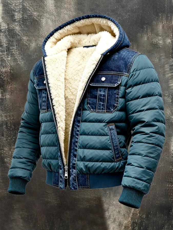 JACK HARRISON™ | HYBRID SHERPA DENIM HOODED JACKET