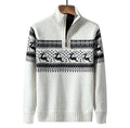 Thomas Fair Isle Quarter-Zip Sweater | Casual Long Sleeve Sweater