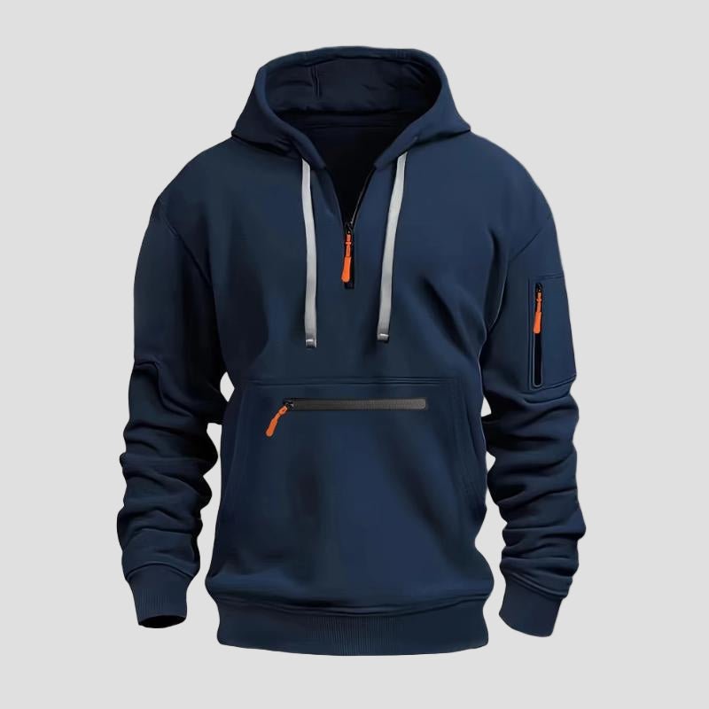 Emmett | Casual Multi-Pocket Loose Sports Hoodie