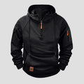 Rhett | Solid Zip-Up Raglan Sleeve Sweatshirt