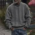 Landon | Men’s Ribbed Knit Crewneck Sweater